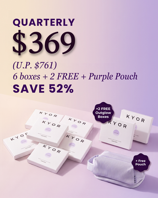 Pre 11.11 Promo 2 Free OUTGLOW (Worth $178) + Purple pouch (worth $49)